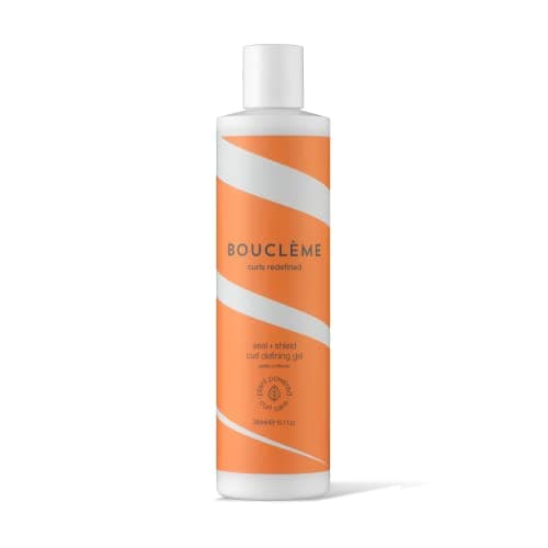 Image of Bouclème Seal + Shield Curl Defining Gel - Strong Hold Gel to Protect Against Moisture - 95.69% Naturally Derived Ingredients and Vegan - 300 ml, Clear