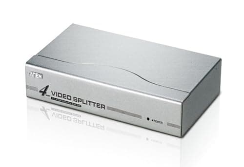 Image of Aten VS94A Video Splitter (VGA, HDB-15, 1920 x 1440, 1920 x 1440 pixels, 350 MHz, 75 x 200 x 45 mm)