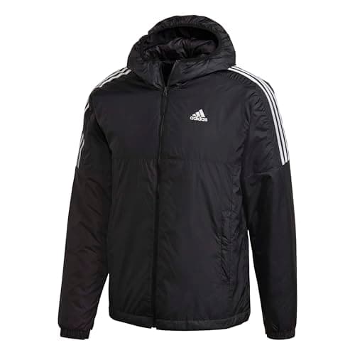 Image of adidas Men's Essentials Insulated Hooded Jacket, Black, XL
