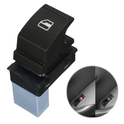 Image of SANTUO Car Electric Window Switch Button for VW,Window Control Switch, Fit for VW Golf MK7, Passat, Caddy, Transporter, Touran, and Polo,7L6959855B 1K0959855