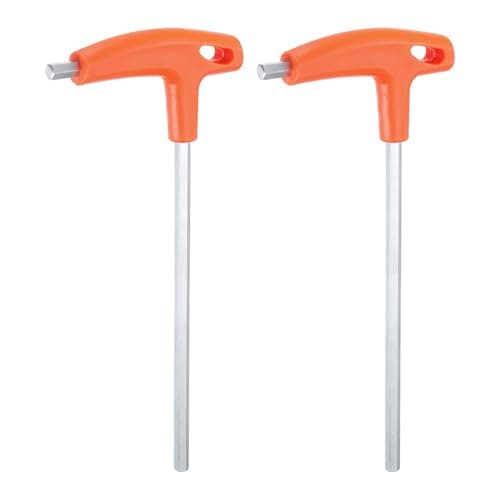 Image of sourcing map 2pcs T-Handle Hex Key Wrench 8mm Metric CR-V T-Key Inner Hexagon Wrenches Spanner Repair Tool for Automotive Household Maintenance, Orange