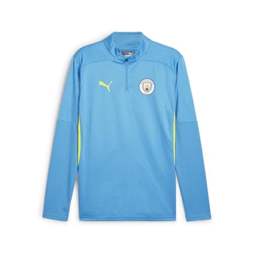 Image of PUMA Mens Training Quarter Zip Top Sports Training Blue M