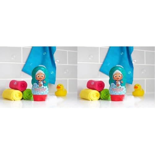 Image of CoComelon Children's Bath & Shower Gel - Suitable for sensitive skin - Paediatrician Approved - Kids Bubble Bath (Pack of 2)