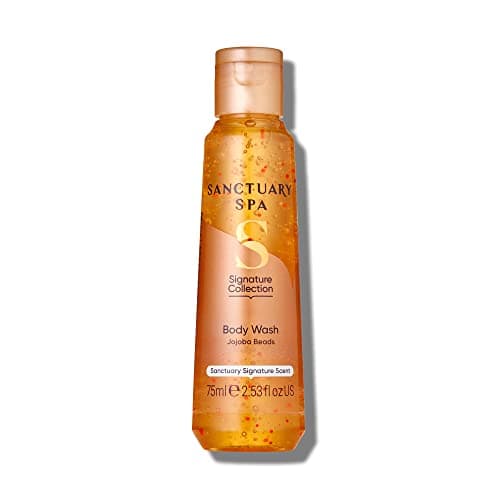 Image of Sanctuary Spa Signature Collection with Jojoba Beads, Cruelty Free & Vegan Body Wash, 75ml