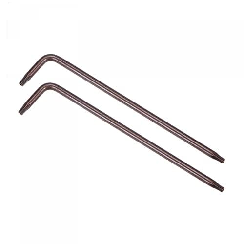 Image of sourcing map T9 Anti Tamper Proof Torx Star Key Bit Wrench, L-Shape 3.35-inch Long Arm, S2 Steel 2 Pcs