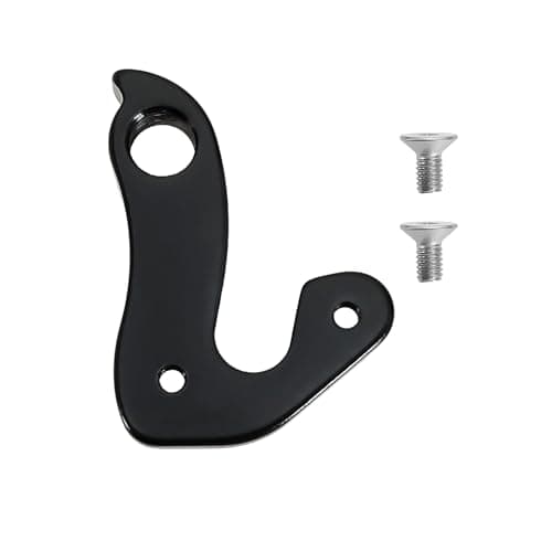 Image of ECSiNG Mech Derailleur Hanger Derailleur Hook Bicycle Tail Hook Rear Derailleur Hook Aluminum Alloy With 2 Screws Compatible with Carrera Compatible with Whyte Dropwh20 Black