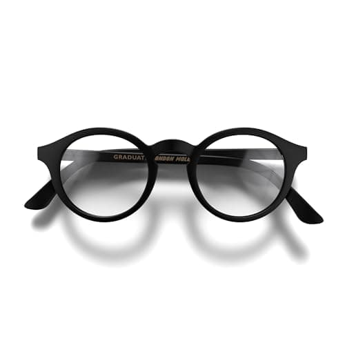 Image of LONDON MOLE® Graduate reading glasses | Cool round panto shaped readers | Men’s Women’s Unisex | Spring hinges