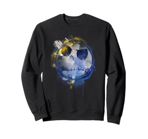 Image of The Nightmare Before Christmas Painted Jack Skellington Sweatshirt