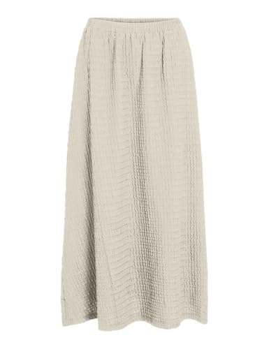 Image of Vila Viromira Hw Midi Skirt, Birch, M