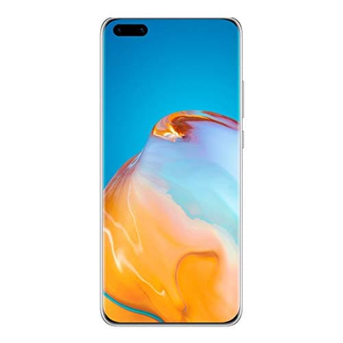 Image of HUAWEI P40 Pro 256 GB 6.58 Inch Smartphone Bundle with PU Case, Kirin 990 5G, 50 MP Ultra Vision Leica Quad Camera, 8 GB RAM, 40W SuperCharge, IP68, SIM-Free Android Mobile Phone, Dual SIM, Silver