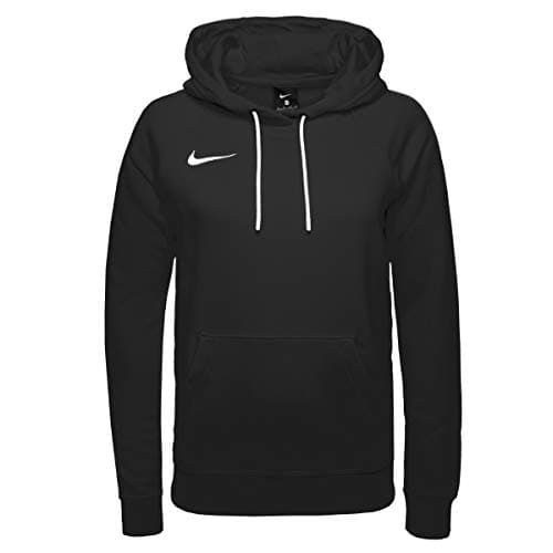 Image of NIKE Womens Nk Flc Park20 Po Hoodie Sweatshirt, Black/White, L EU