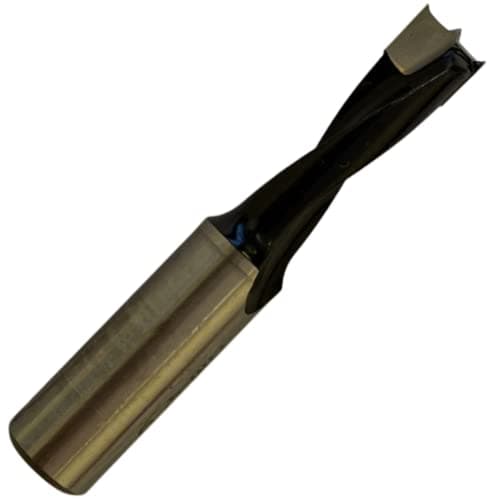 Image of Rennie Tools - 8mm x 27mm Flute x 10mm Shank TCT Tipped Dowel Drill Bit/Lip & Spur R/H For Hand Held Or CNC Router