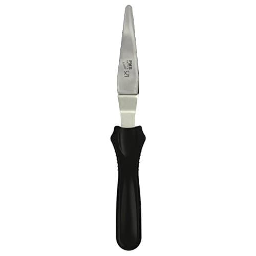 Image of PME Tapered & Angled Blade Palette Knife (Blade Length: 105mm / 4.1 Inch), Silver