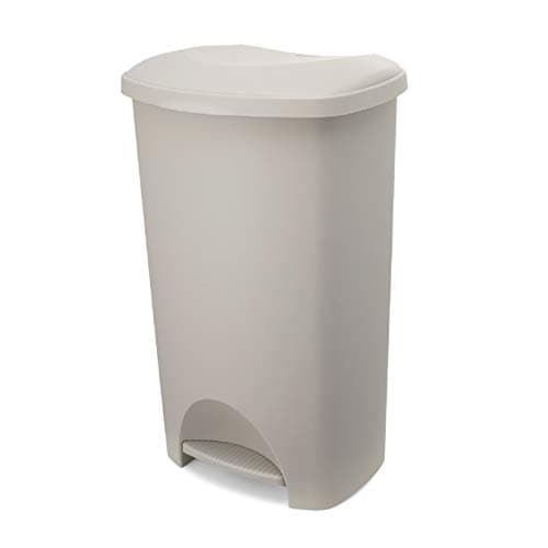 Image of Addis Everyday Family Pedal Bin, 50 Litre, Mushroom