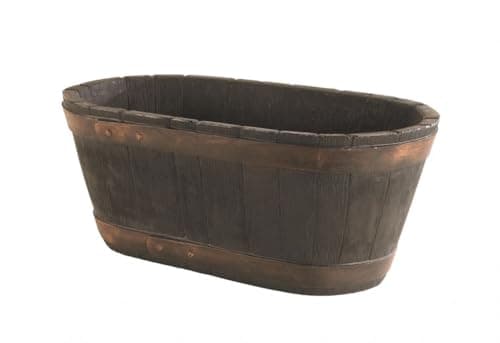 Image of Oakwood Barrel Trough Planter