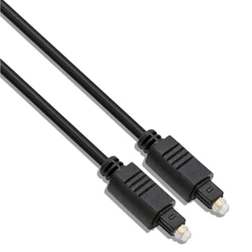 Image of Toslink optical cable - Optic cable for soundbar, Speaker, Amplifer, TV, Gaming Console, Media box, Sky and more - 3m optical audio cable - 3M