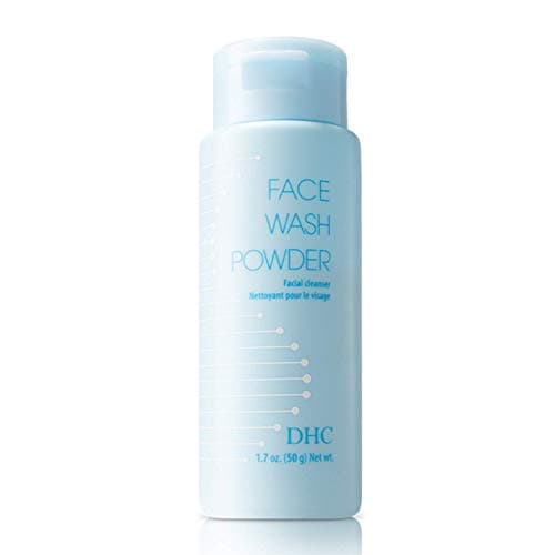 Image of DHC Face Wash Powder, Facial Cleanser, Exfoliating, Moisturising, Colorant and Fragrance Free, Vegan, Travel Friendly, Botanical, 50 g (Pack of 1)