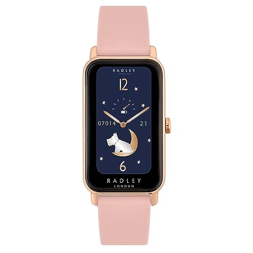 Image of Radley Ladies Series 21 Smart Rose Gold Cobweb Lozenge Watch RYS21-2150