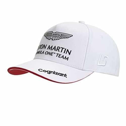 Image of Aston Martin Cognizant F1 Official Team White Unisex Lance Stroll Cap AMC21HEA31