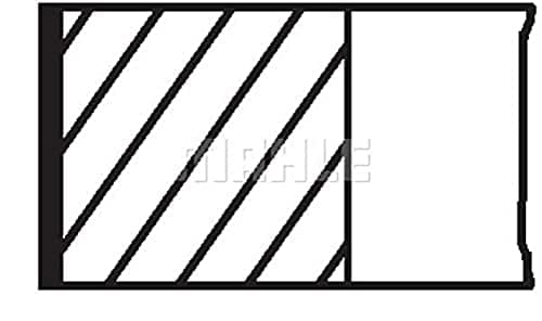 Image of Mahle Original 012 20 N0 Piston Ring Set