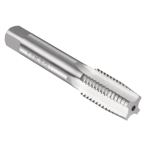 Image of sourcing map Hand Taper Tap 1"-8 UNC 2B Thread Taper Style Taps Straight Flute Screw Tapping Threading Tool High Speed Steel HSS6542