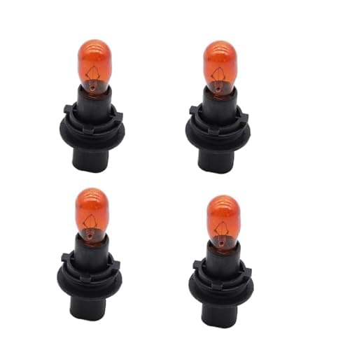 Image of TAKPART 4 Pcs Wing Mirror Indicator Repeater Lamp Bulb with Holder A0008201277 Compatible with Mercedes Sprinter (Orange)