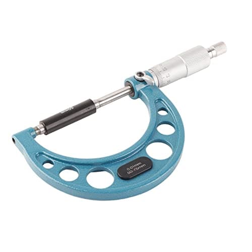 Image of Outside Micrometer Outside Micrometer Professional 0.01mm Accuracy Stainless Steel High Accuracy Thickness Measuring Tool with, Outside Micrometers (50-75mm)