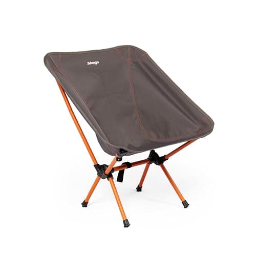 Image of Vango Micro Steel Camping Chair, Strong, Foldable to Compact Size, Lightweight at 1.5kg, Garden Chair Perfect for Festivals, Campers, Fishing, Walkers (Excalibur)