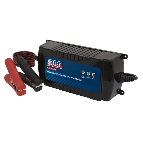 Image of Sealey Automatic Smart Battery Charger & Maintainer 12V 15A - SBC15