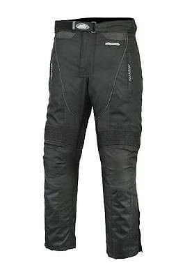 Image of RKsports 2121 Ladies Black Protective Motorcycle Trousers Short 29" (Medium)