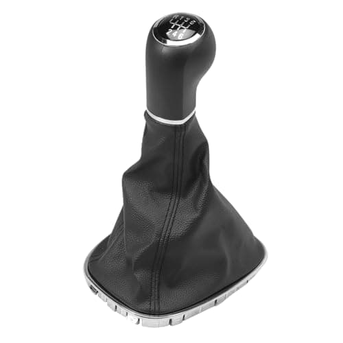 Image of KASturbo 6 Speed Gear Shift Knob Lever Gearstick Gaiter Boot Kit Compatible with Opel Vauxhall Corsa D 2006-2014, Corsa E 2014-2019 009140093