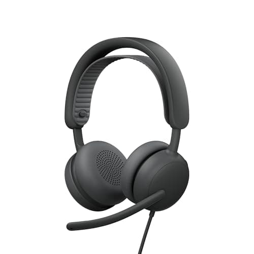 Image of Logitech Zone Wired 2 - Noise-Cancelling Headset with Adaptive Hybrid ANC, USB-C with USB-A adapter - Graphite