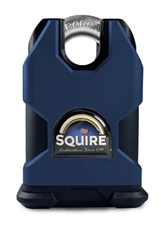 Image of Squire SS50CP5Henry Stronghold P5 Cylinder Closed Shackle Steel Padlock, 50 mm (Length), Blue