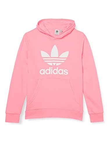Image of adidas Originals Kids' Trefoil Hoodie, Bliss Pink, Small