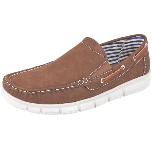 Image of Cushion Walk Declan Mens Casual Boat Shoe (Brown, UK Footwear Size System, Adult, Men, Numeric, Medium, 9)
