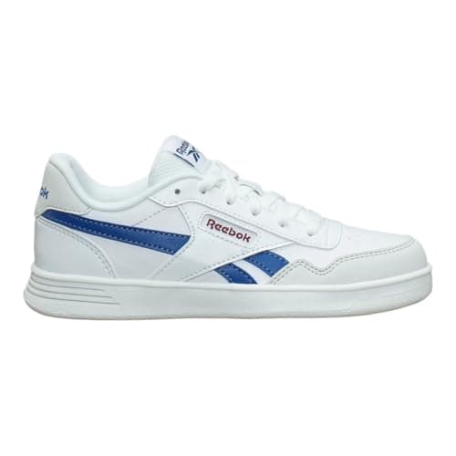 Image of Reebok Unisex Kids Court Advance Sneaker, White Retrored Twilight Blue, 4 UK