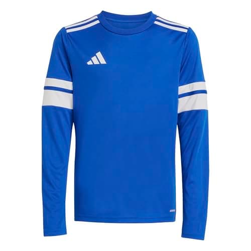 Image of adidas Unisex Kids SQUADRA25 Jersey Long Sleeve Kids, Team Royal Blue/White, 11-12 Years