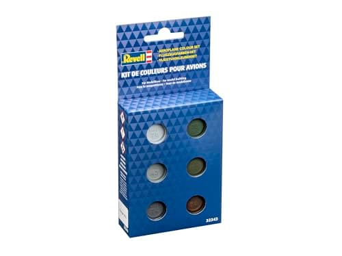 Image of Revell 32343 32343-Aircraft Colour Set 2, 6X Enamel Paints, Multicolour