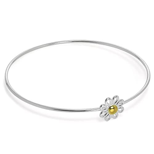 Image of jewellerybox Sterling Silver Daisy Bangle