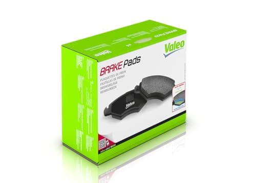 Image of VALEO BRAKE SYSTEMS Brake Pad Set 598483, set of 4, Front Axle, Fitting Position: Front Axle, Brake System: TEVES