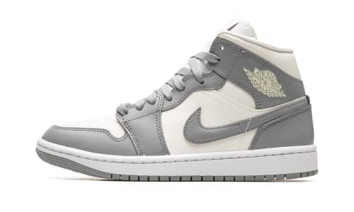 Image of Nike Air Jordan 1 Mid Se Women's Trainers Da8009 Trainers Shoes, White metallic silver metallic, 7.5 UK