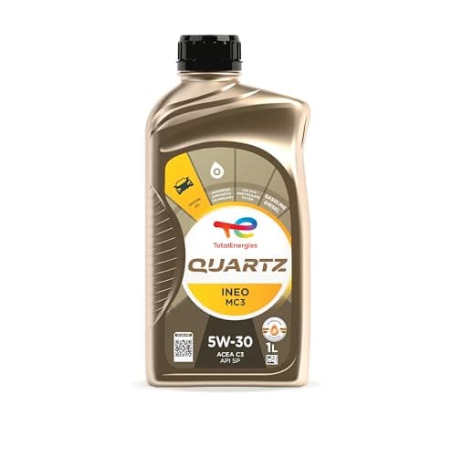 Image of TotalEnergies Quartz INEO MC3 5W30 Engine Oil - ACEA C3, API SP - Low SAPS - Age-Resistance Technology - Advanced Synthetic Motor Oil Lubricant - 1L