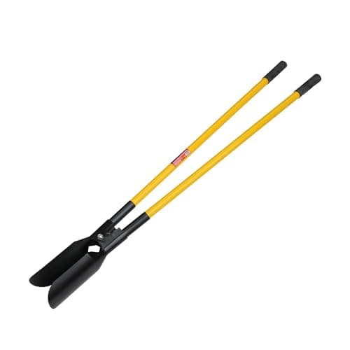 Image of Neilsen CT1148 - Post Hole Digger with 1510mm Fibreglass Handles and Rubber Grips for Fence and Gate Post Installation
