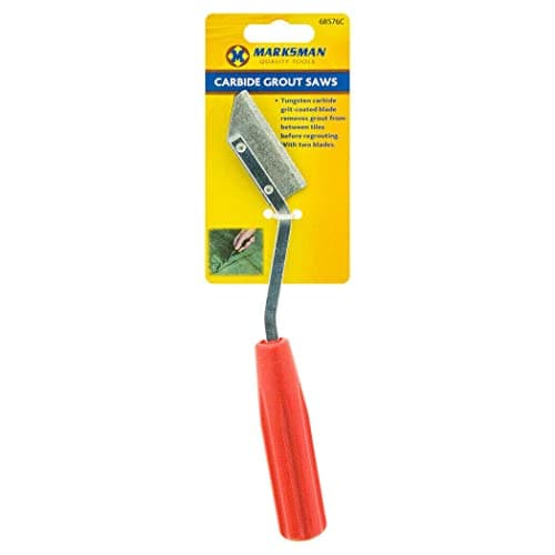 Image of 2 X Heavy Duty Tile Grout Saw Rake Remover - Tungsten Carbide Floor Wall File | Durable Multi Purpose Hand Tool, Clean Tiles Remove Dirt, Household Tiling Cleaner | Set Of 2