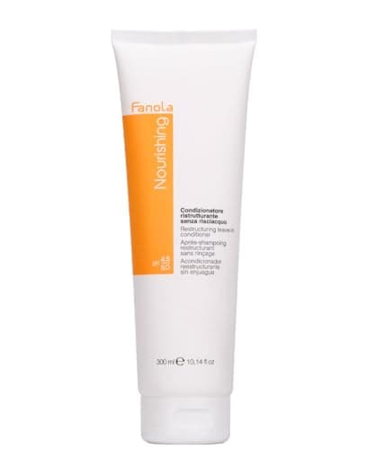 Image of Fanola Restructuring Leave-in Conditioner, Deep Hydration and Nourishment to Dry, Stressed and Damaged Hair, Enriched Formula with Milk Proteins and Argan Oil, 300