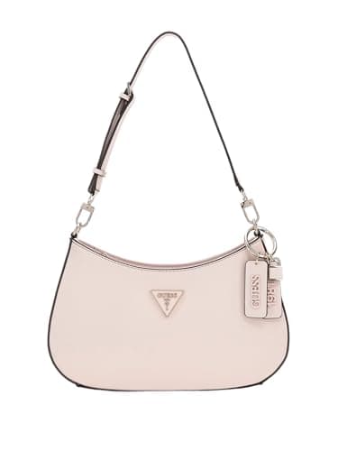 Image of GUESS womens Noelle Ii Top Zip Shoulder Bag, Light Rose, One Size
