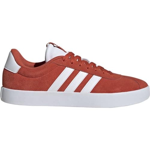 Image of adidas VL Court 3.0 Shoes Mens Trainers Red/White 10 (44.7)