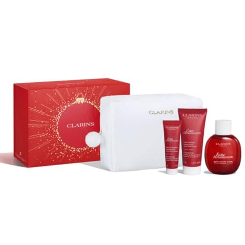 Image of Clarins Gift Set | Eau Dynamisante Essentials | Worth £66 | Includes Full Size Eau Dynamisante Treatment Fragrance