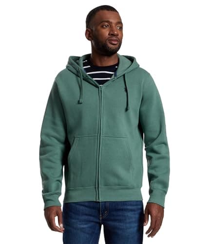 Image of U.S. Polo Assn. Men's Long Sleeve Full Zip Hoodie, Evening Cactus, XL