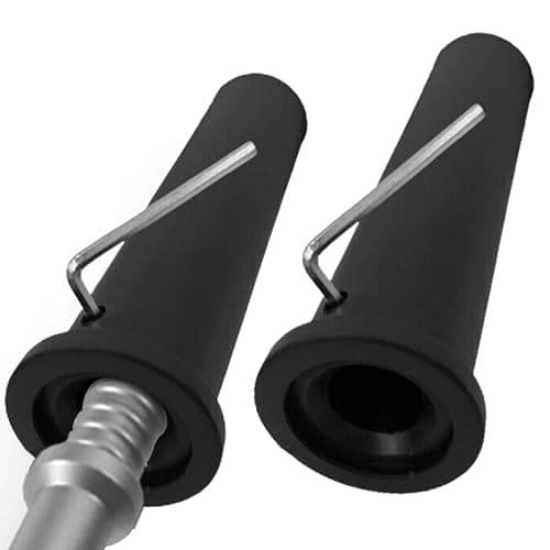 Image of 1" to 2" Barbell & Dumbbell Bar Converter, Standard to Olympic (25mm to 50mm) Weight Lifting Adapter Sleeve Universal Plate Posts Nylon